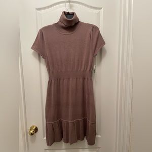 Planet gold knit dress